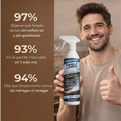 Parrilla Limpia® – No Te Quemes Más (Limpia Sola en 10 Minutos)